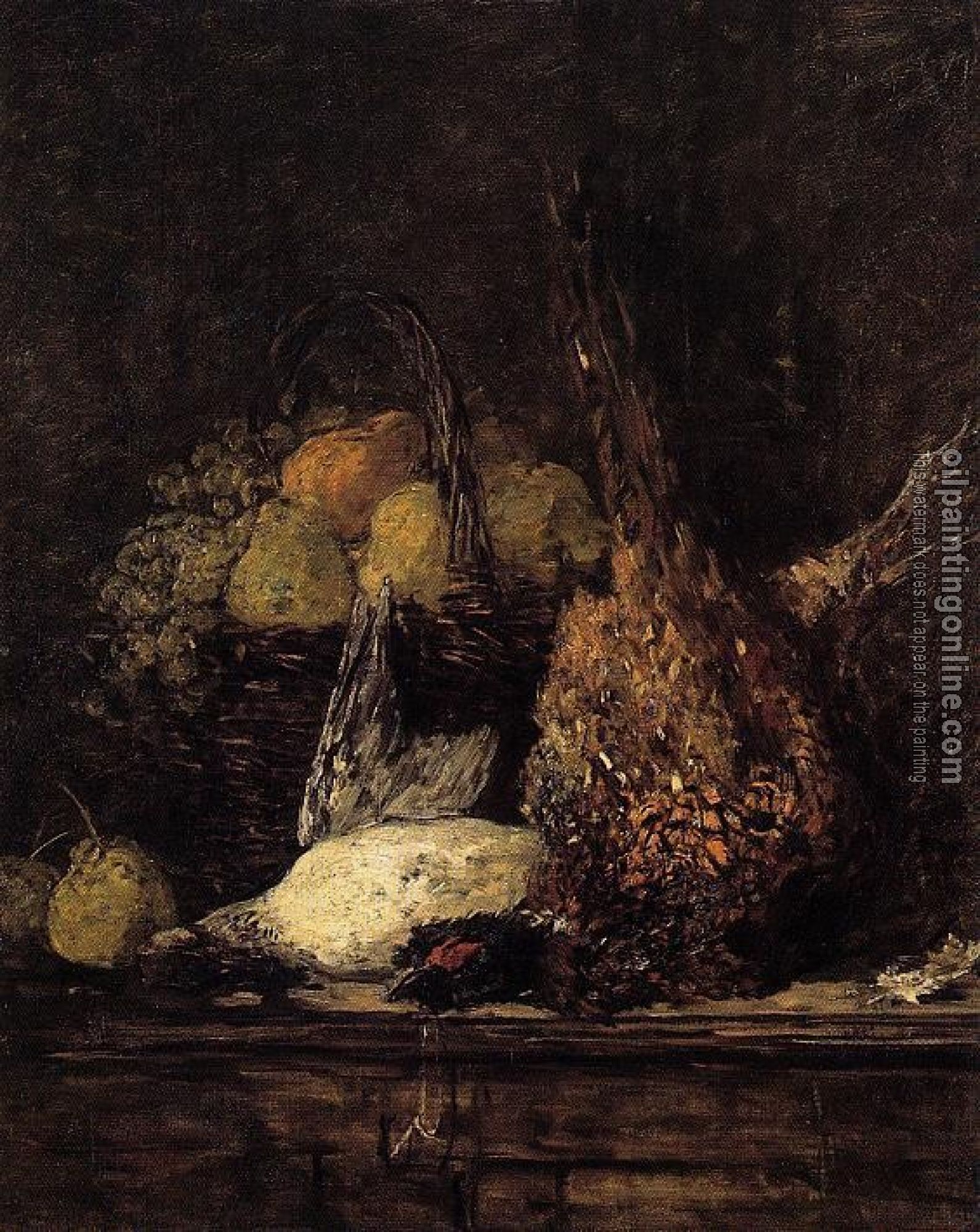 Boudin, Eugene - Pheasant, Duck and Fruit